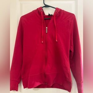 Roots Red Zip-Up Hoodie